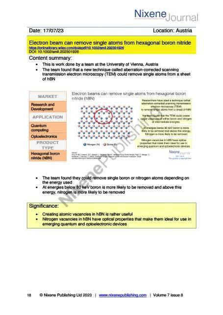 Nixene Journal Volume 7 Issue 8 Article 18 (August 2023)