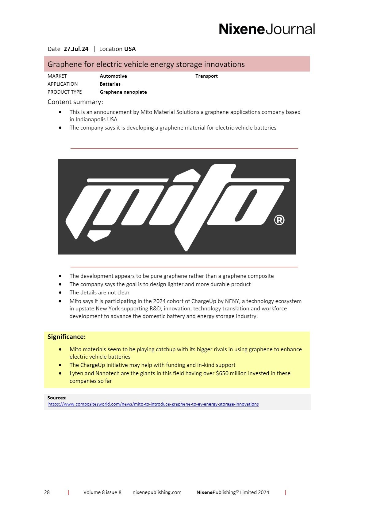 Nixene Journal Volume 8 Issue 8 Article 28 (August 2024)