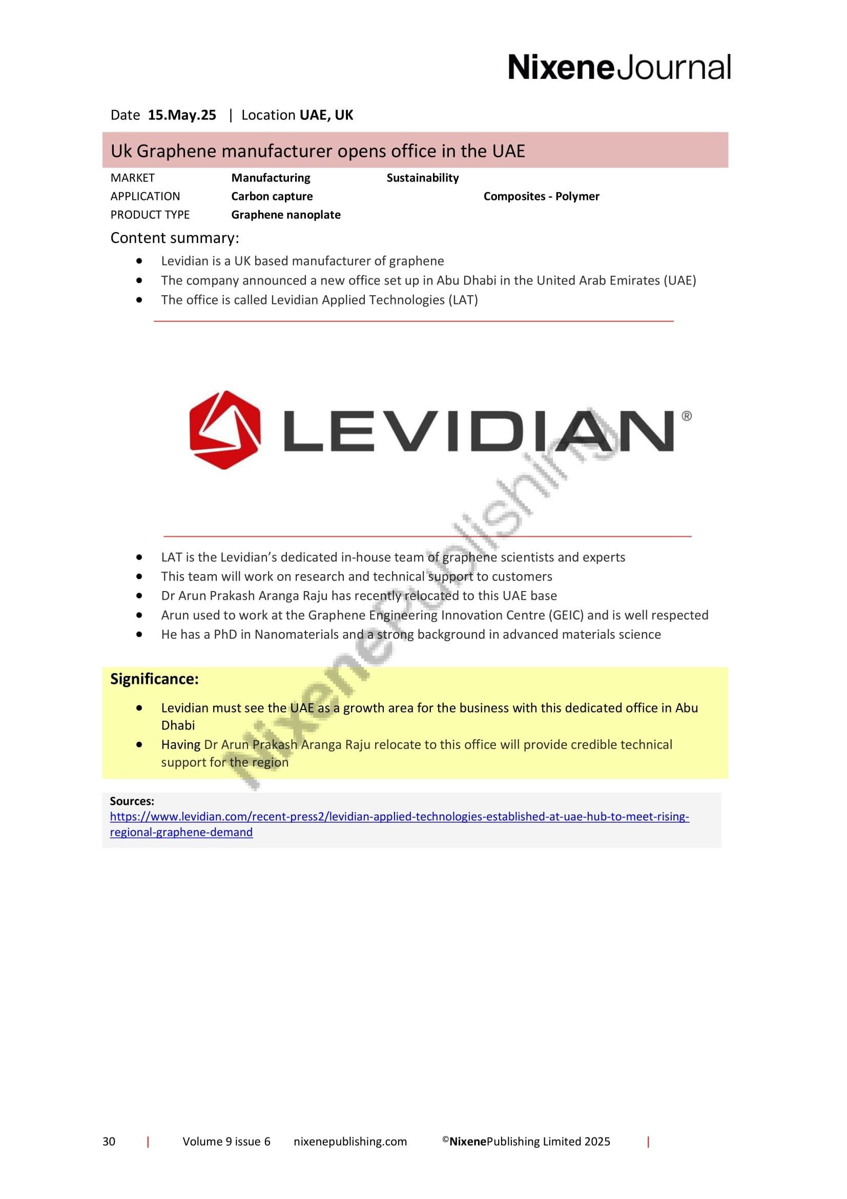 Nixene Journal Volume 9 Issue 6 Article 30