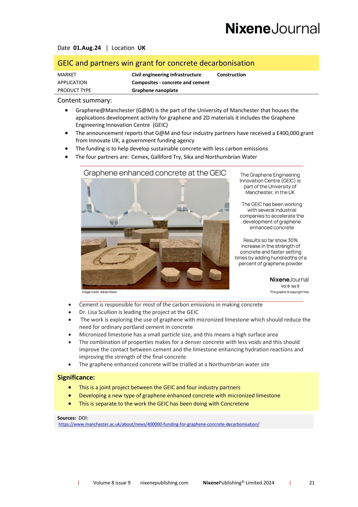 Nixene Journal Volume 8 Issue 9-21 (September 2024)