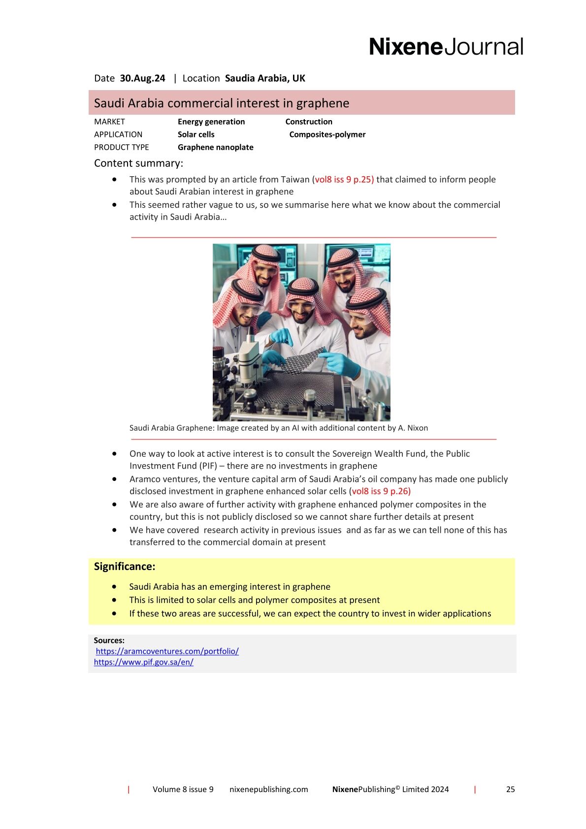 Nixene Journal Volume 8 Issue 9-25 (September 2024)