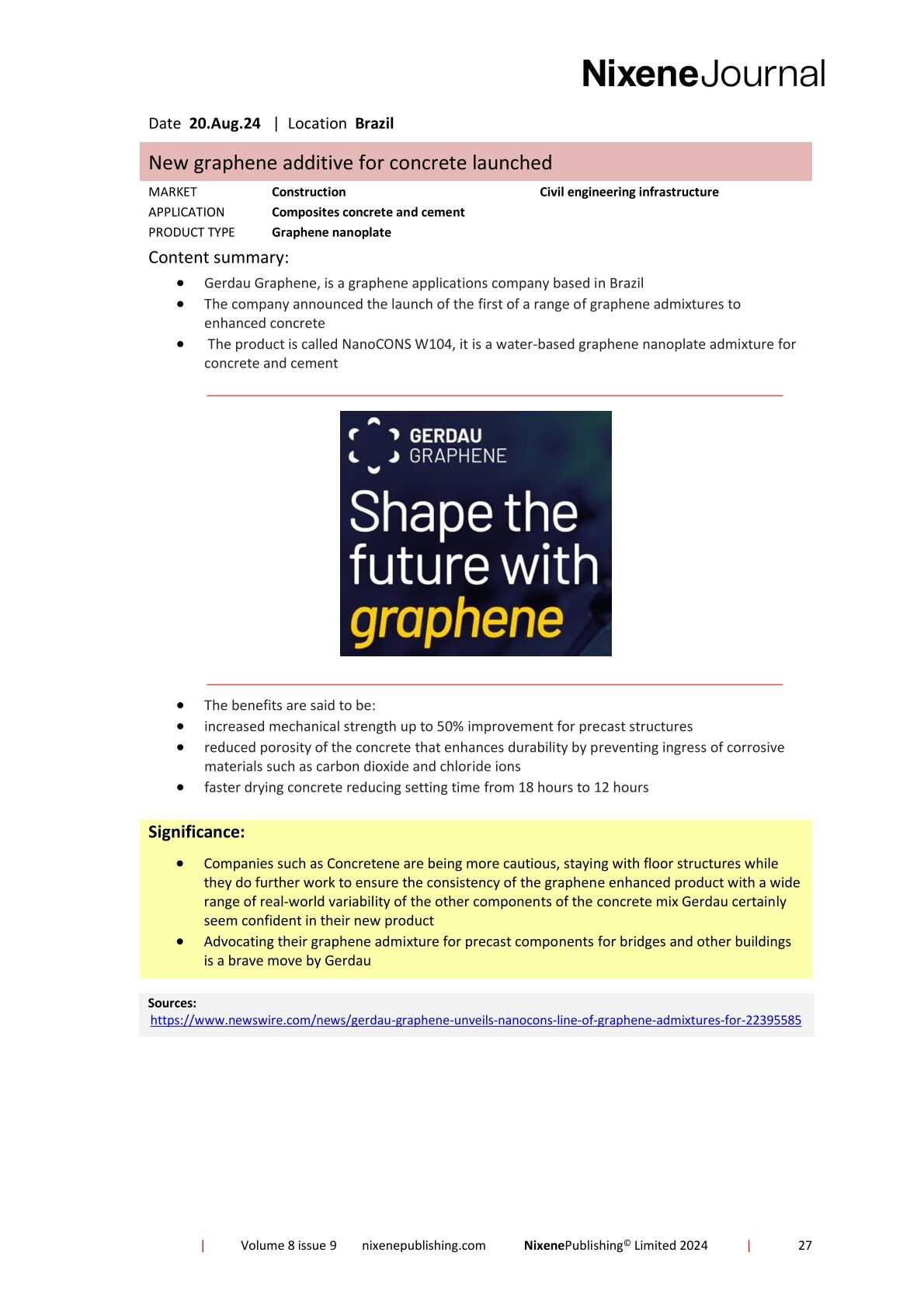 Nixene Journal Volume 8 Issue 9-27 (September 2024)