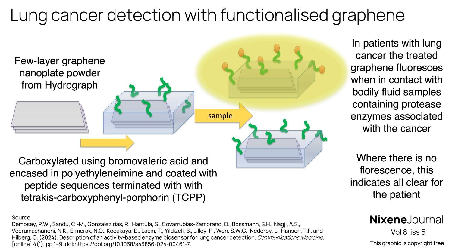 v8 i5 Lung cancer detection with functionalised graphene