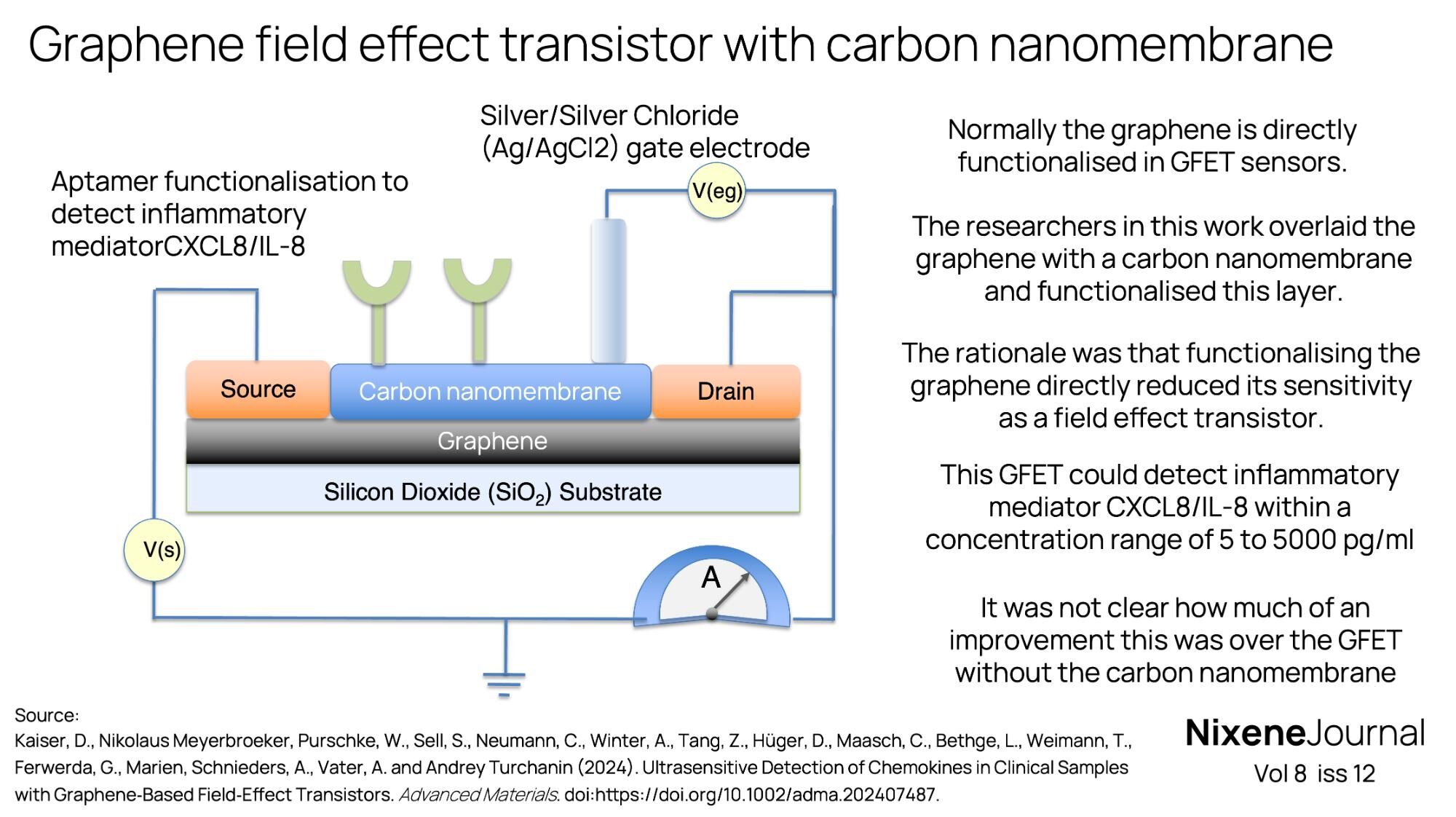 v8 i12 Graphene field effect transistor with carbon nanomembrane