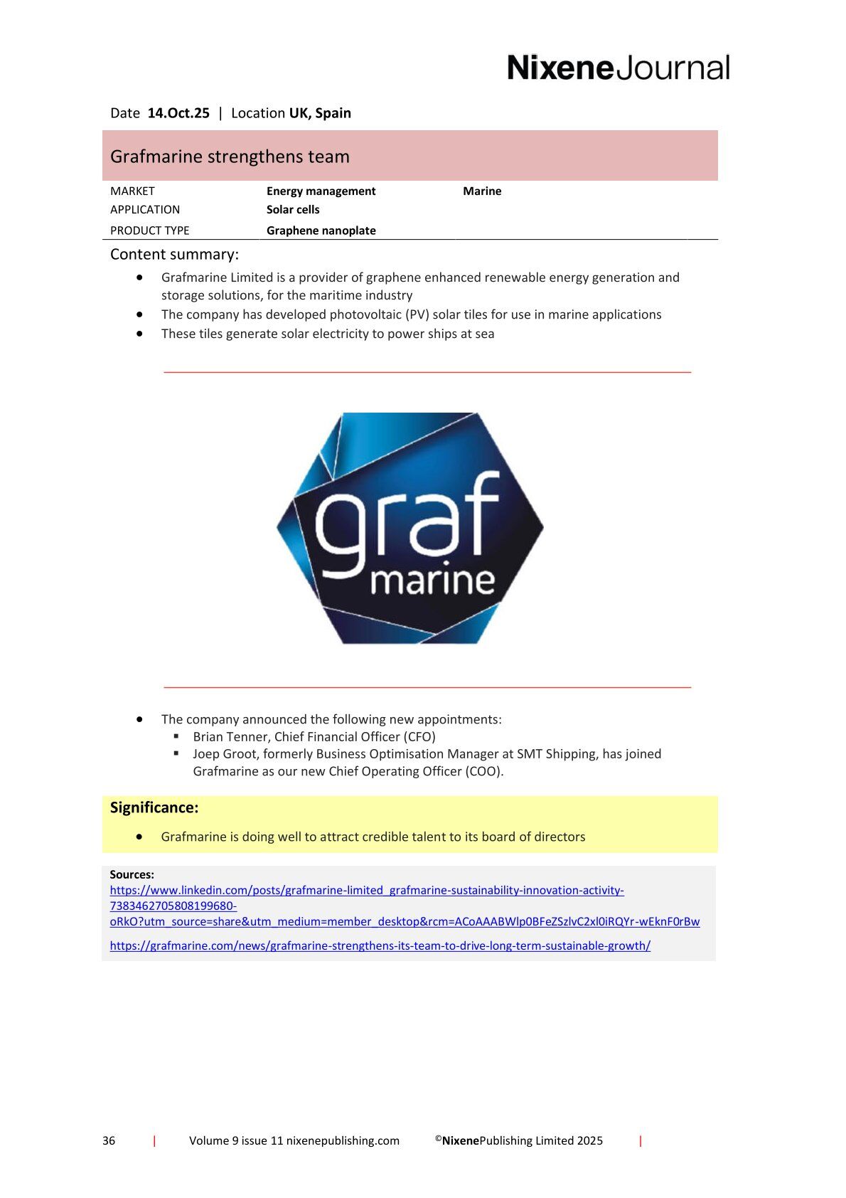 Nixene Journal Volume 9 Issue 11-36 (November 2025)