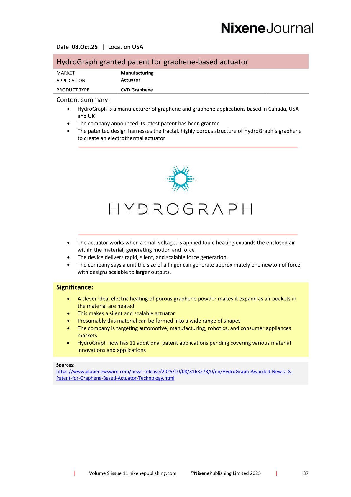 Nixene Journal Volume 9 Issue 11-37 (November 2025)