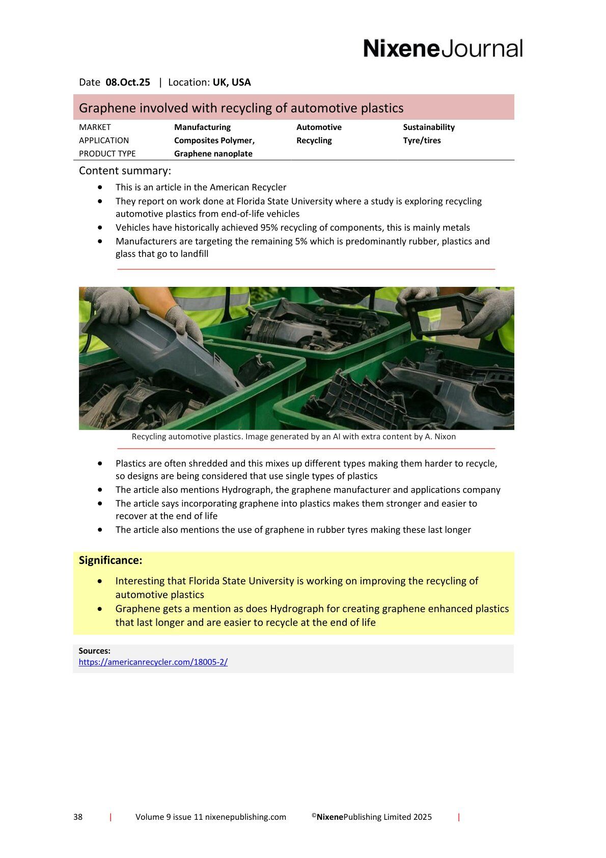 Nixene Journal Volume 9 Issue 11-38 (November 2025)