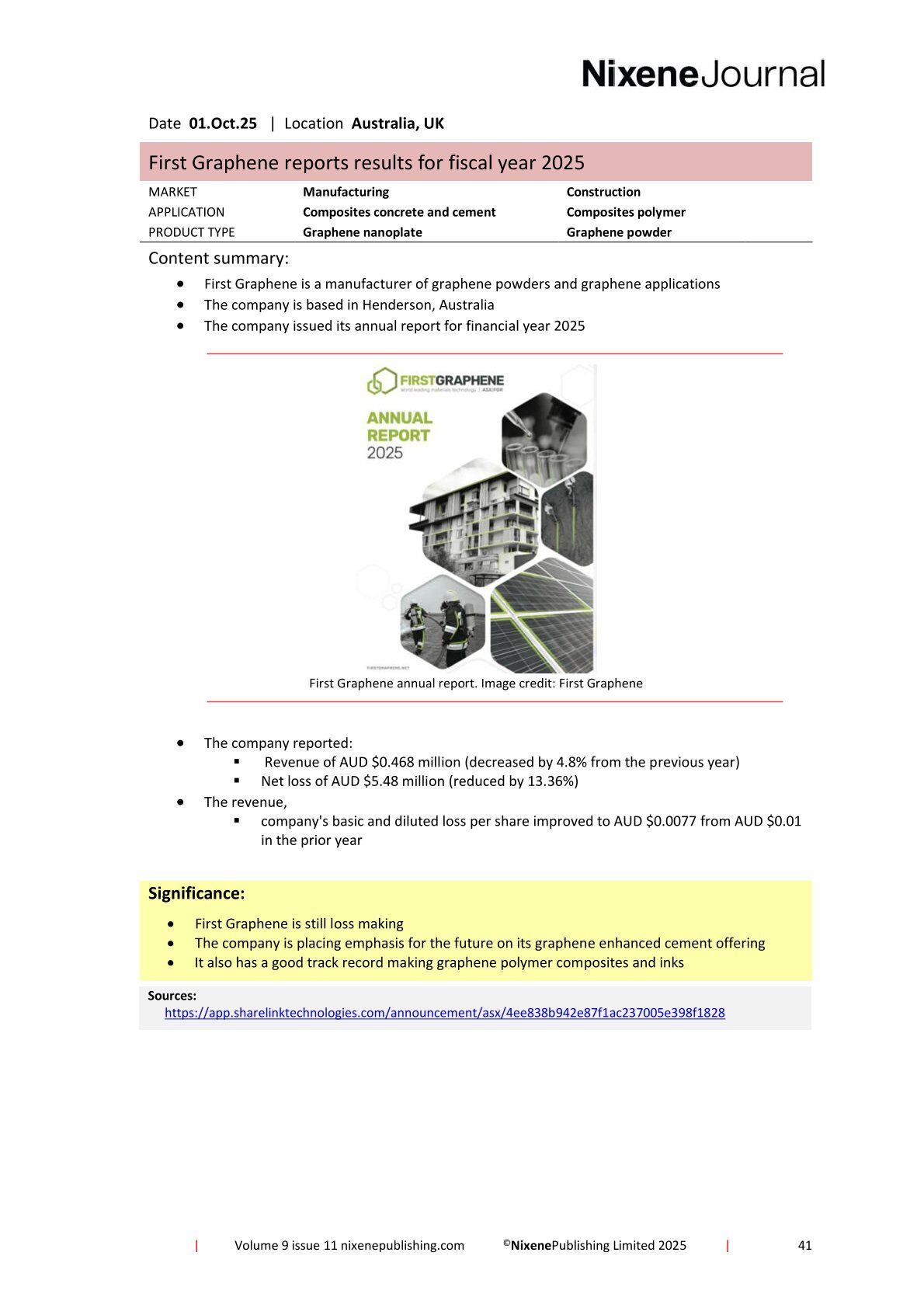 Nixene Journal Volume 9 Issue 11-41 (November 2025)