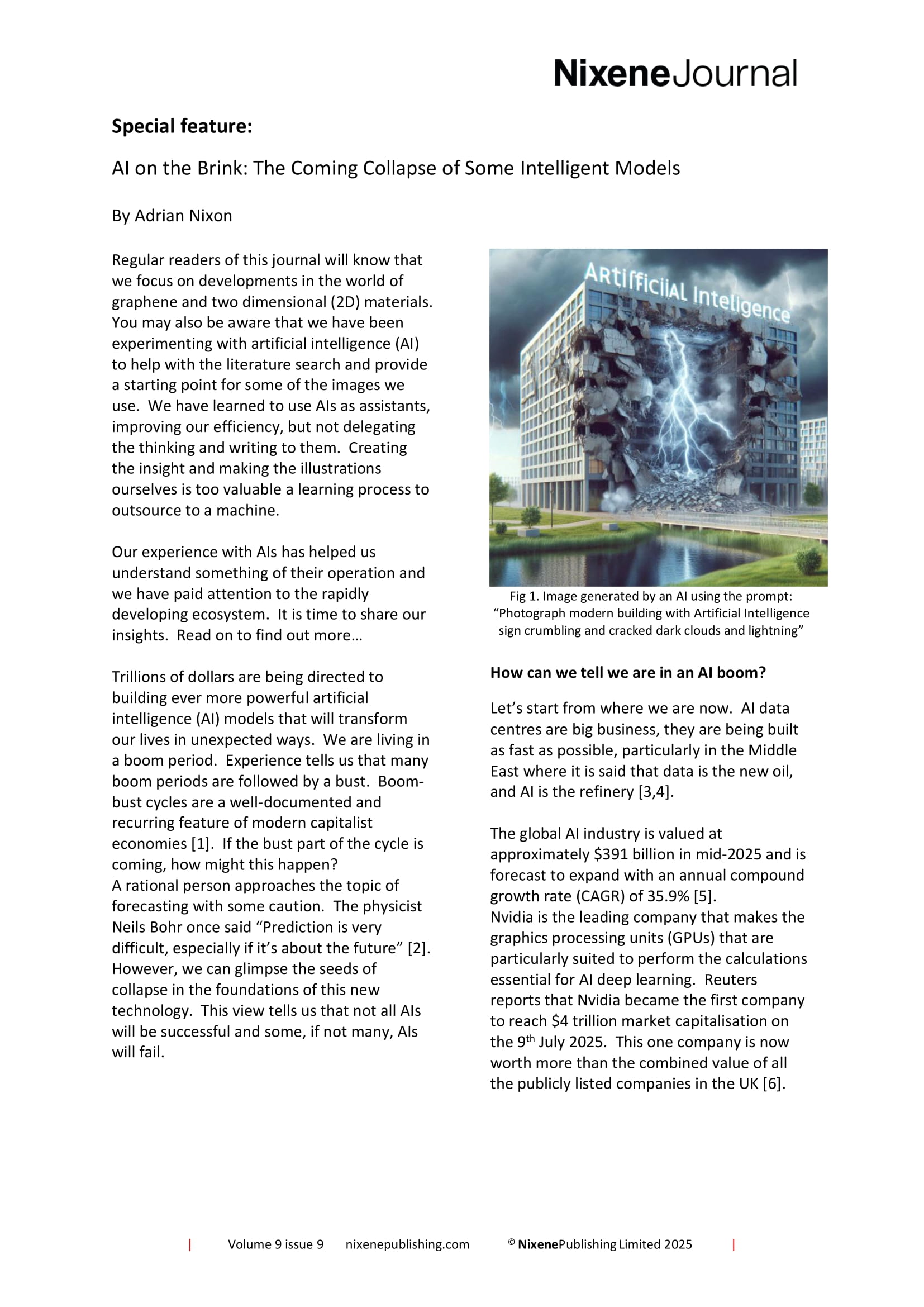 Nixene Journal Volume 9 Issue 9 AI on the brink open access special feature-03 Nixene Journal Volume 9 Issue 9 AI on the brink open access special feature-03