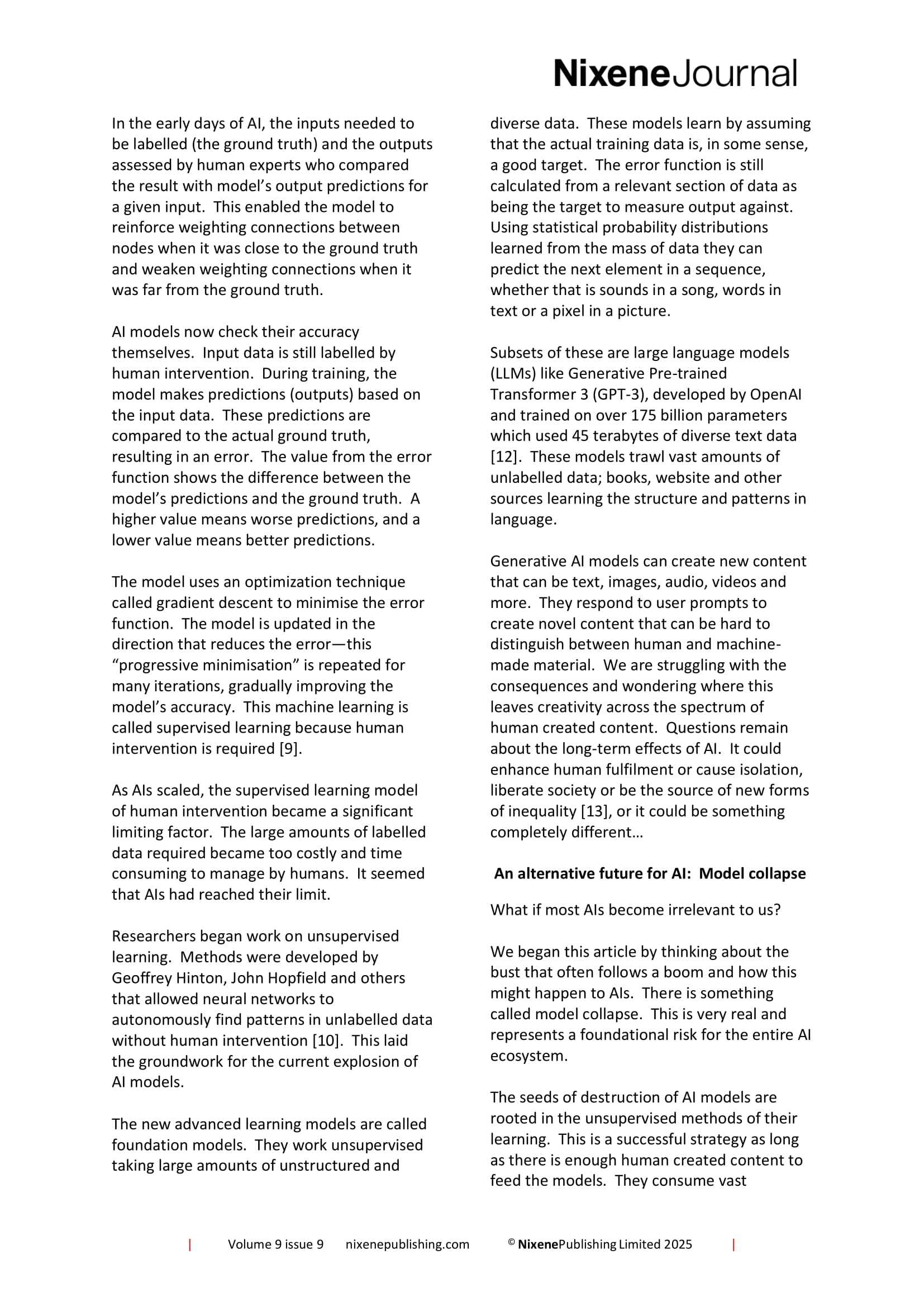 Nixene Journal Volume 9 Issue 9 AI on the brink open access special feature-05 Nixene Journal Volume 9 Issue 9 AI on the brink open access special feature-05