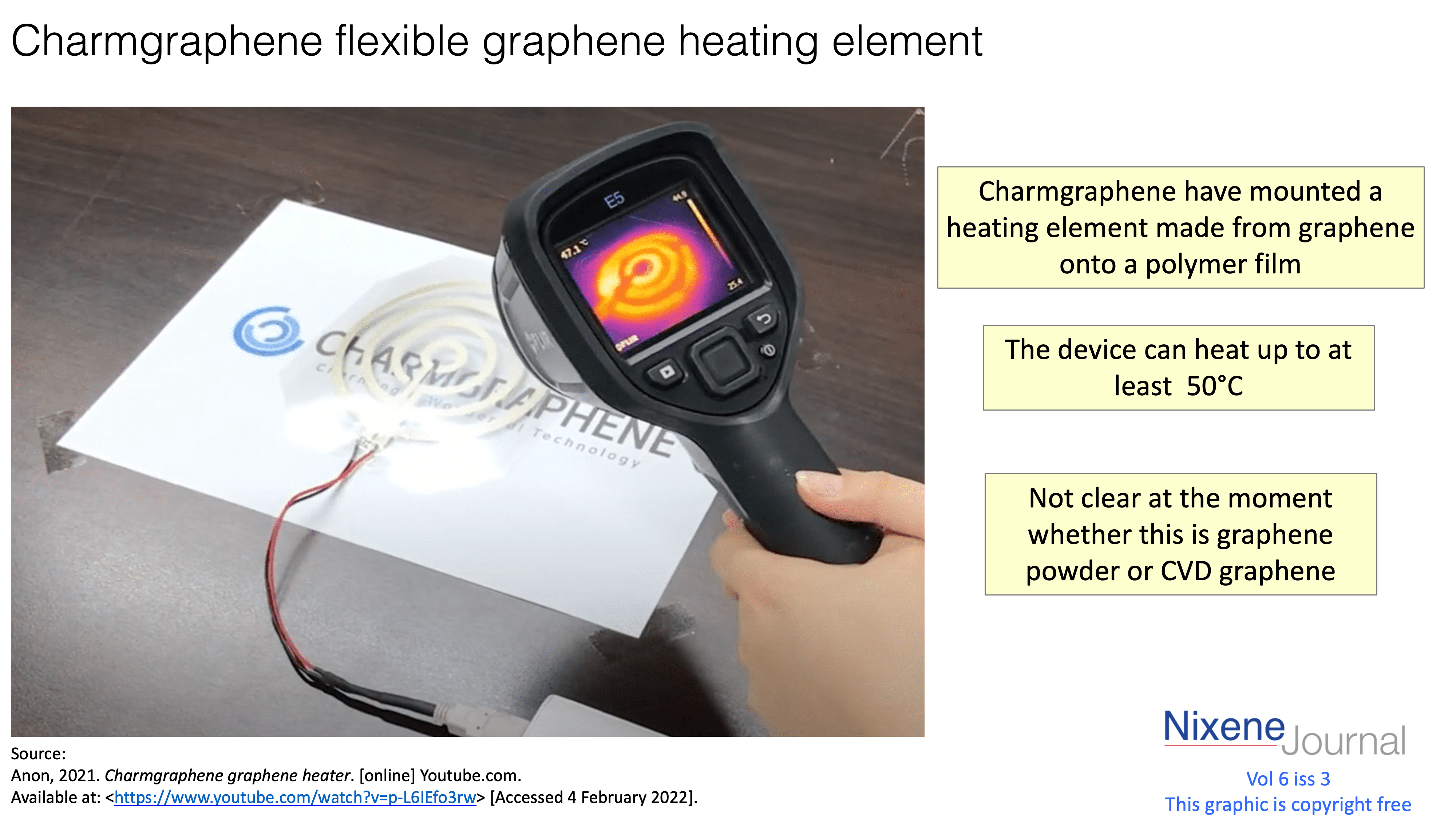 v6 i3 Charmgraphene flexible graphene heating element