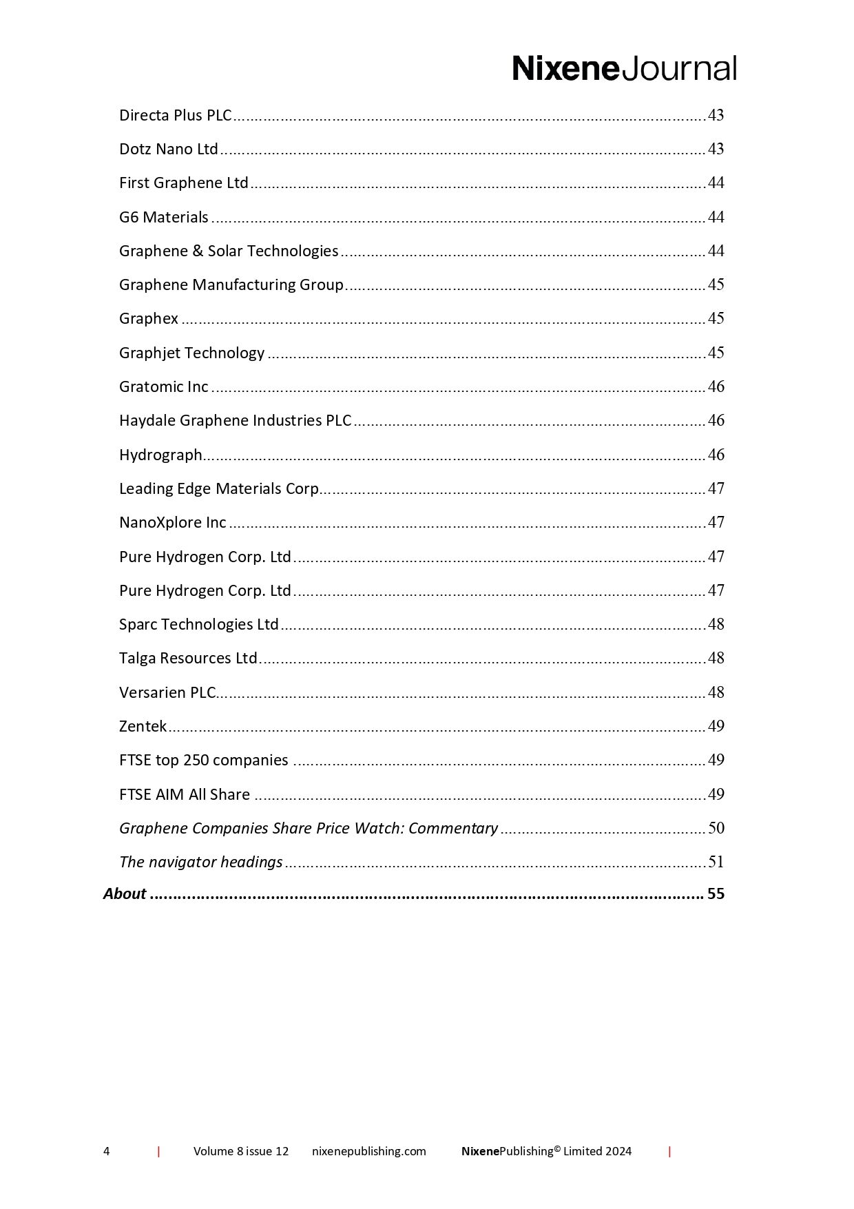 Nixene Journal Volume 8 Issue 12 (December 2024) Contents_Web_page-0002